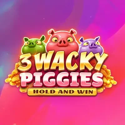 3 Wacky Piggies Hold and Win game artwork
