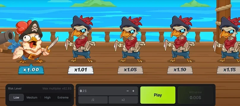 Chicken Pirate game artwork