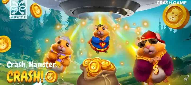 Crash, Hamster, Crash game artwork