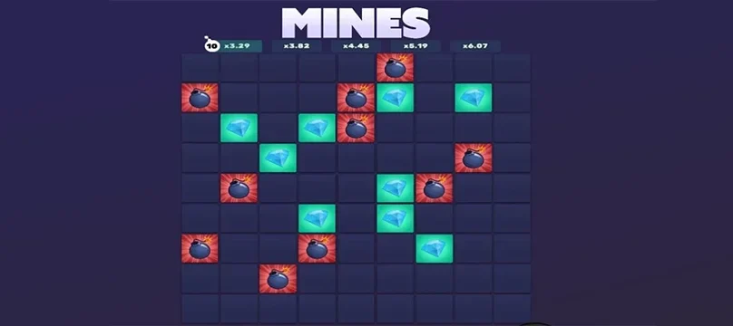 Mines Dare2Win game artwork