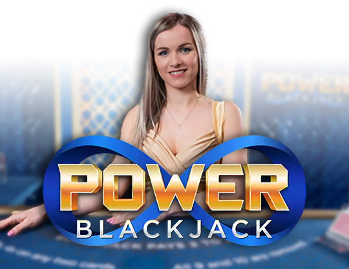 Power Blackjack live casino artwork