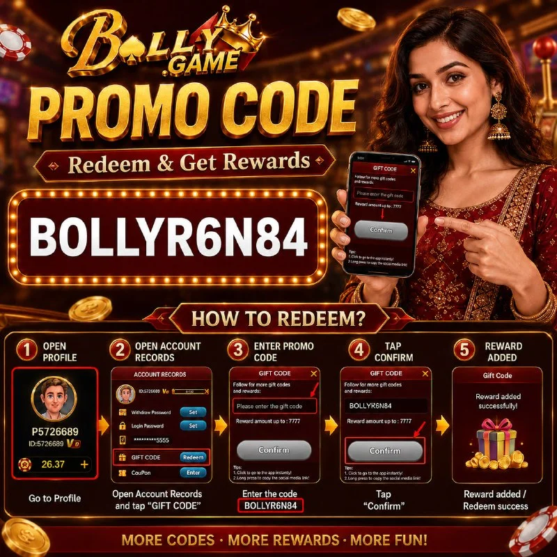 Bolly Game Promo Code Update – Jul 24, 2026 – Update 2695 – Bolly Game news image 1
