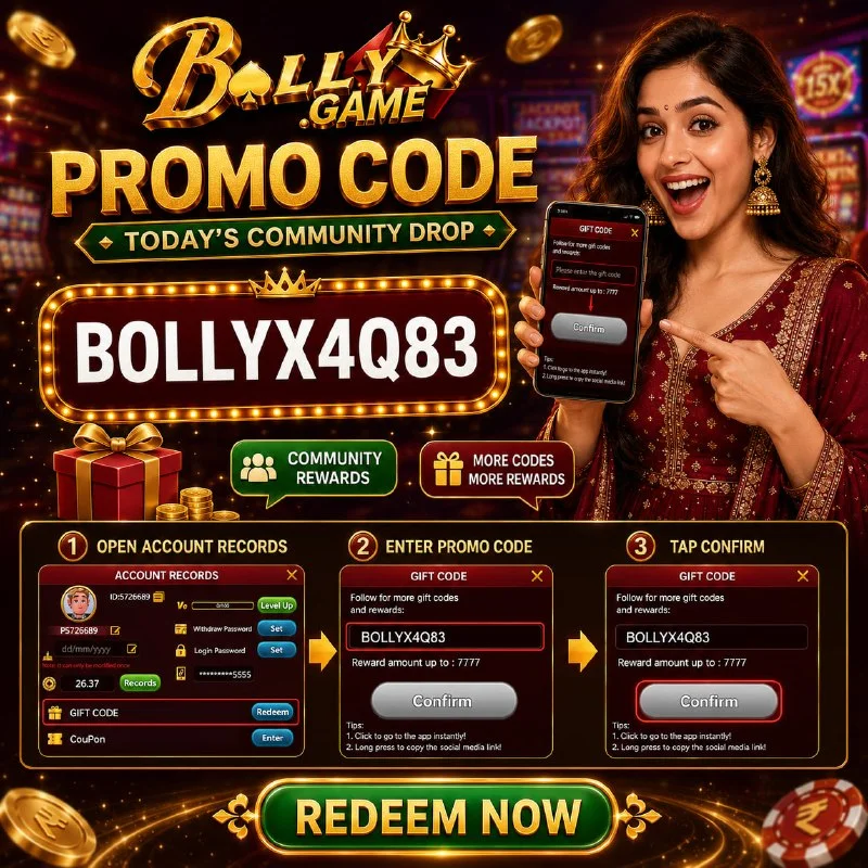 Bolly Game Promo Code Update – Jul 31, 2026 – Update 2715 – Bolly Game news image 1