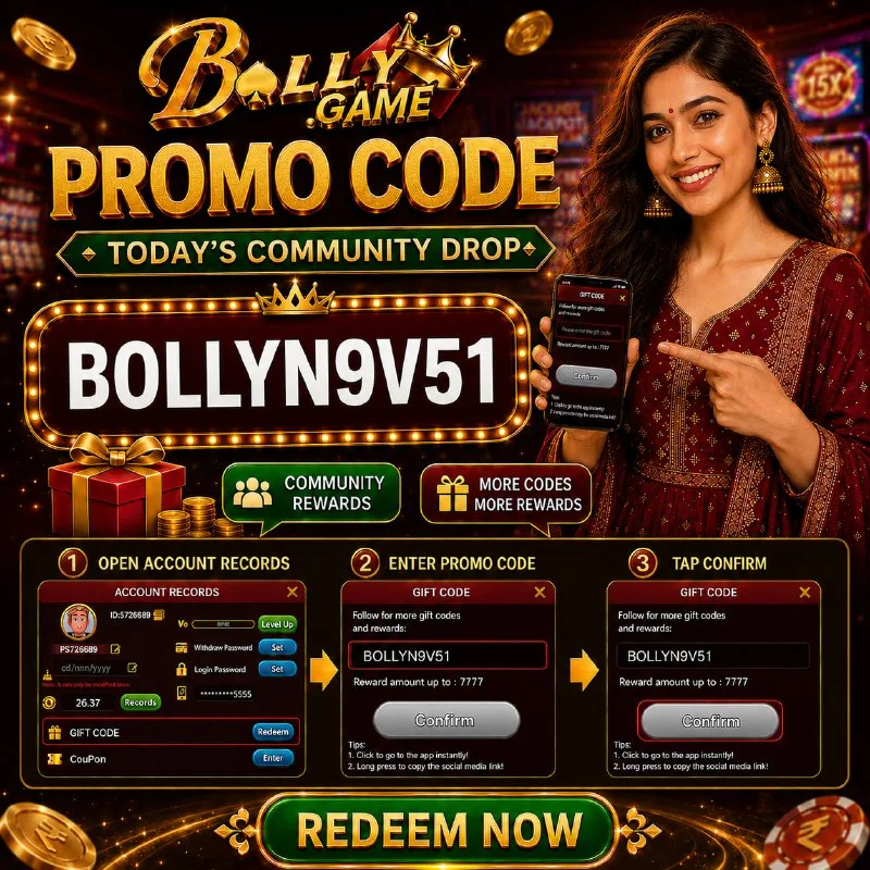 Bolly Game Promo Code Update – Aug 1, 2026 – Update 2717 – Bolly Game news image 1