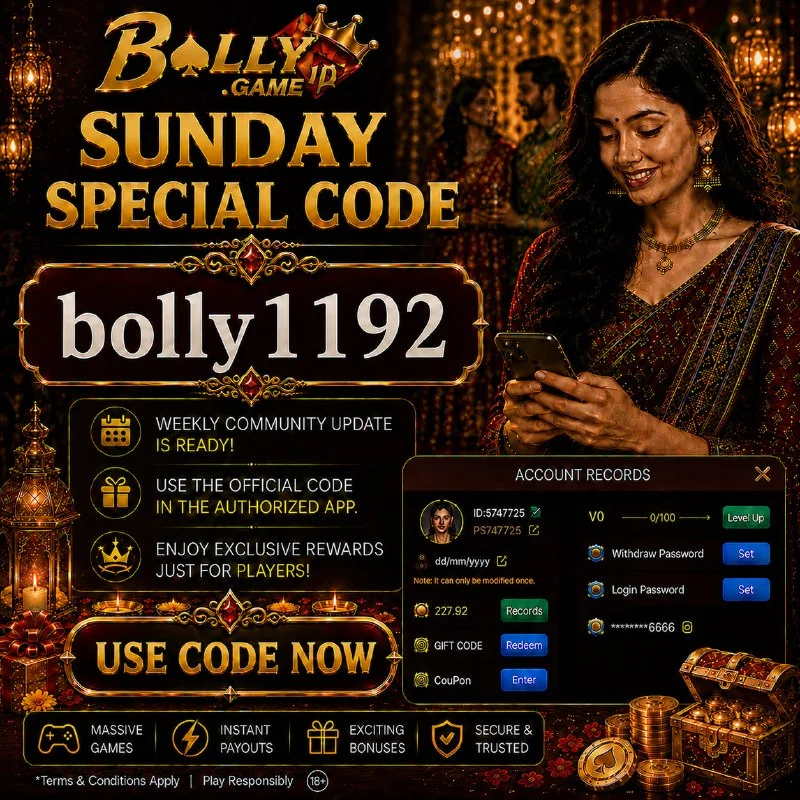 Bolly Game Promo Code Update – Aug 30, 2026 – Update 2803 – Bolly Game news image 1