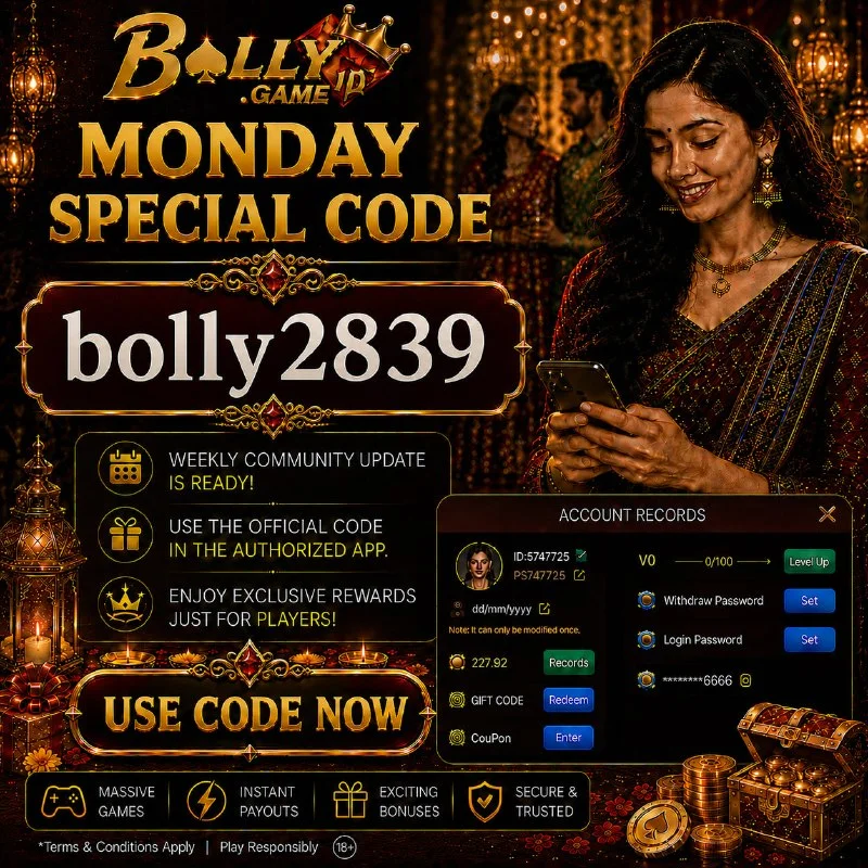 Bolly Game Promo Code Update – Aug 31, 2026 – Update 2804 – Bolly Game news image 1