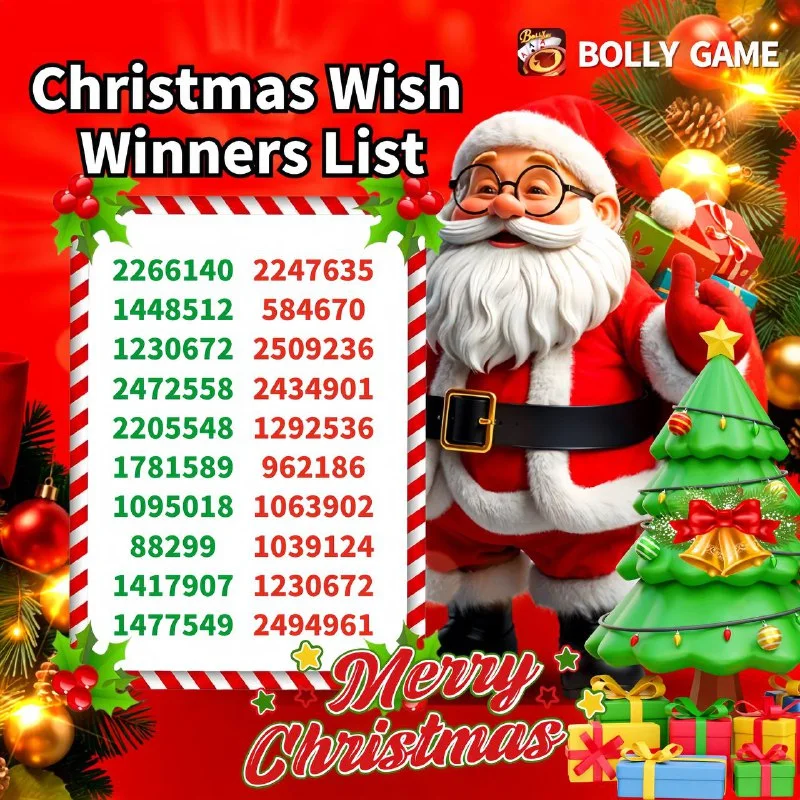 Bolly Game Winner Announcement – Dec 25, 2024 – Update 748 – Bolly Game news image 1