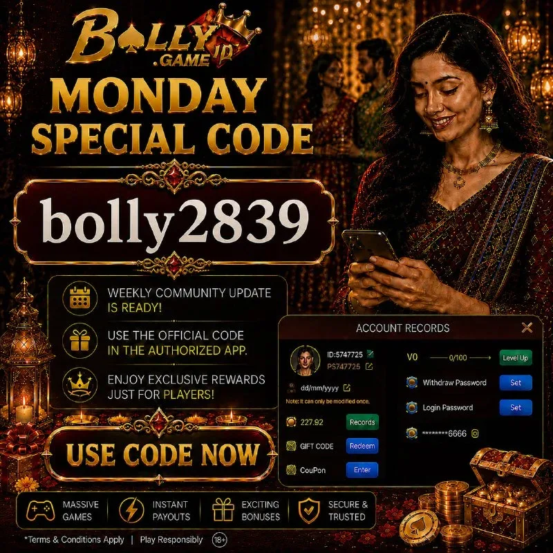 Bolly Game Promo Code Update – Aug 31, 2026 – Update 2804
