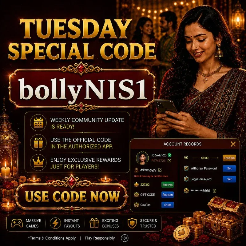 Bolly Game Promo Code Update – Sep 1, 2026 – Update 2806