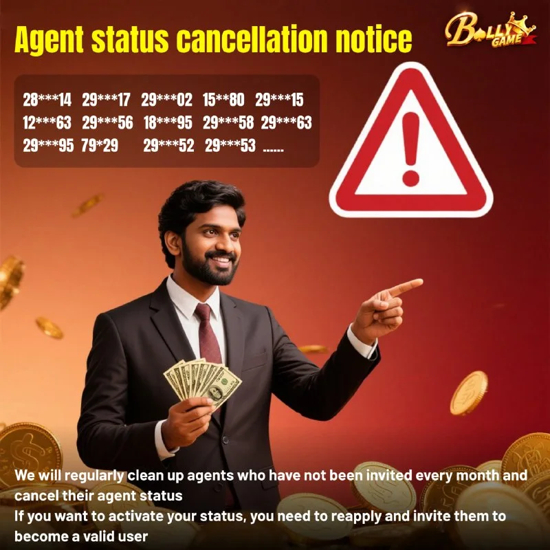 Bolly Game Agent Notice – May 9, 2025 – Update 126 – Bolly Game agent image 1